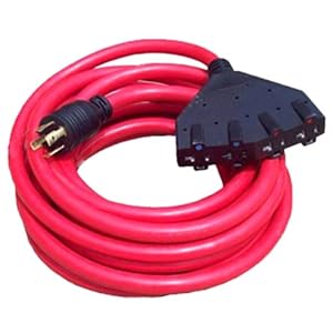Conntek 20501 Generator Power Cord 25 Foot 20 Amp 125/250 Volt 4 Prong Male Plug To 15/20 Amp Female Connector 41Jf0qKb8DL. SL500 AA300 Conntek 20501 Generator Power Cord 25 Foot 20 Amp 125/250 Volt 4 Prong Male Plug To 15/20 Amp Female Connector
