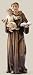 6" Saint Anthony Statue Figurine Catholic Gift