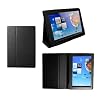 NAVITECH - Housse � rabat en cuir bycast noir avec stand - housse fine et l�g�re - pour Acer Aspire ICONIA TAB A510 Olympic Edition Tablette 10.1 pouces 32GB Android 4.0 Ice Cream Sandwich