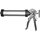 Newborn 610-AL Sausage/Bulk/Cartridge Smooth Rod Caulking Gun, 10 oz. Sausage Packs/10 oz. Bulk, 18:1 Thrust Ratio