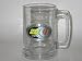 RICKY RUDD #28 15 ounce GLASS TANKARD MUG with Pewter Logo