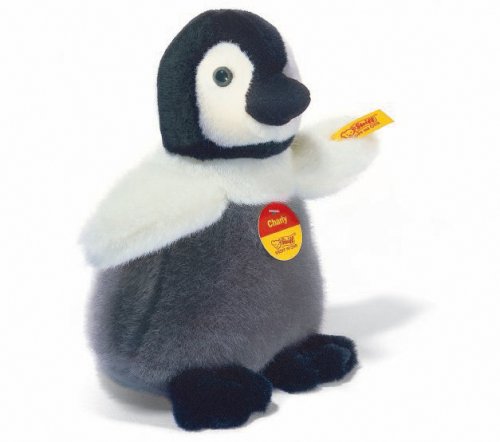 Steiff 057083 Charly Penguin Black Grey White 20cm