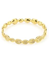 MELINDA MARIA "Pod Collection" Infinity Pod Pave Bangle