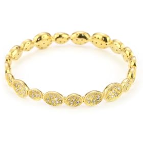 MELINDA MARIA Pod Collection Infinity Pod Pave Bangle