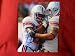 Chris Beanie Wells Autographed Ohio State Buckeyes 8x10 Photo, Proof Photo of Beanie Signing for Us.