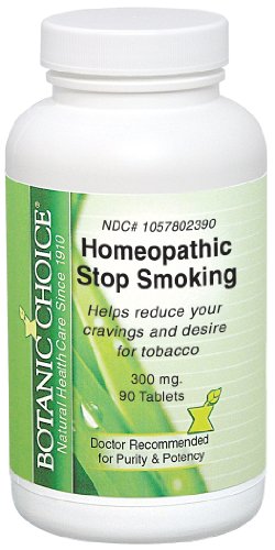 Botanic Choice Homeopathic Stop Smoking Formula, 90 Count (Pack of 2)