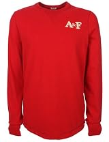 Abercrombie & Fitch Mens Longsleeve AF Red