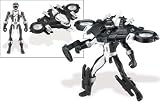 Power Rangers Operation Overdrive - 12.5cm Operation Overdrive Battlized Figure - Black Turbo