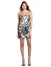 Jessica Simpson Women's Strapless Dress with Pointed Ruffle Skirt