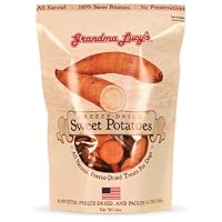 Grandma Lucy's Freeze-Dried Sweet Potato Dog Treats, 12 Ounce Pouch