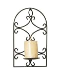 Forged Scroll Sconce W/Hinged
