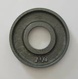 1 1/4 lb. Grey Machined Olympic Plates (Pair)