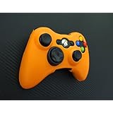 One Piece 1x Brand New High Quality Xbox 360 Remote Controller Silicon Protective Skin Case Cover -Orange Color