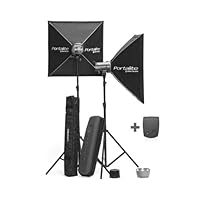Elinchrom D-Lite 4 IT EL 20815KIT To Go Set With Two D-Lite 4 400WS Compact Strobe Units