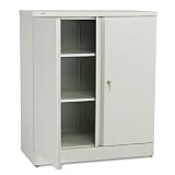 Easy-to-Assemble 42-3/4 High Storage Cabinet, 36w x 18d, Light Gray (HONC184236Q)