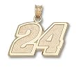 Driver Number 24 Large 9/16" Charm/Pendant