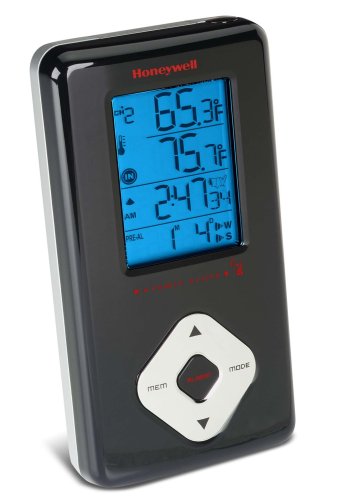 Honeywell TE242ELW Personal Weather Station with Atomic Clock and Dual Alarm