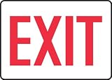 Accuform Signs, Exit, 10