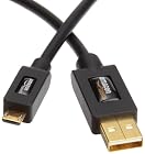 AmazonBasics USB Cable - 2.0 A Male to Micro B (6 Feet / 1.8 Meters)