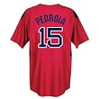 MLB Dustin Pedroia Boston Red Sox Stance II Team Color Button-Front Jersey