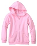 Bella Girls Full Zip Long Sleeve Hoodie. 9007