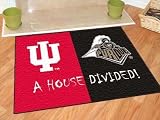 Purdue Boilermakers FanMats House Divided Rug