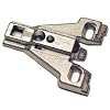 Mounting Plate, 0 mm, Face Frame, Euro Concealed, Nickel