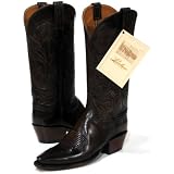 Lucchese Classics 'E2079' Buffalo Cowboy Boots Womens 8 - Teak by Lucchese Classics