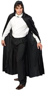 Rubie's Costume Full Length Hooded Cape Role Play Costume, Black, One Size