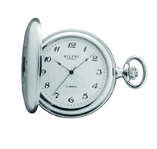 Regent Taschenuhr Regent Quartz verchromt 11340051