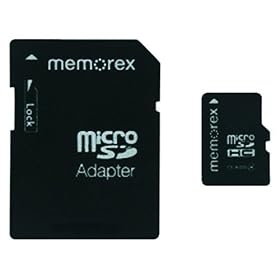Memorex 4 GB Micro SDHC Class 4 Flash Memory Card 32020014851