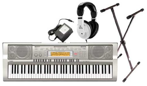Casio WK200 76 Key Personal Keyboard Package (With Stand - Headphones and Power Supply) product image