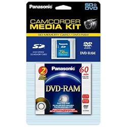 256MB SD+ DVD RAM 60 min 2 pk