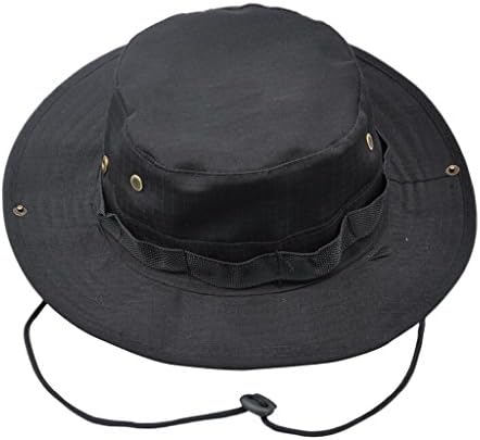 Boonie Hats/Round edge Camouflage Caps for outdoor sports,hiking, fishing ,green camouflage black