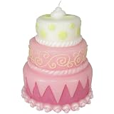 3 Tier Celebration Cake Candle - Refillable by Point a La Ligne
