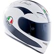 AGV Angel Nieto Replica T-2 Street Racing Motorcycle Helmet w/ Free B&F Heart Sticker Bundle - Small