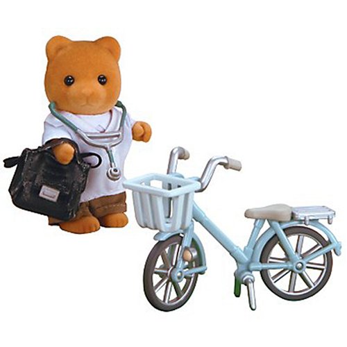 Childrens Toyshop  Toys : Sylvanian Families - Doctor with Bike