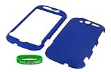 Dark Blue Rubberized Hard Case for HTC myTouch HD 4G Phone, T-Mobile