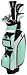 Tour Edge Ladies Reaction Golf Complete Set with Cart Bag and Headcover - 1-3,5 Hybrid/6-SW and Putter (Right Hand, Graphite)
