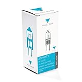 10-Pack 12V 20W Halogen Replacement Bulb, G4 Base, Bi Pin, JC Type, Low Volta...