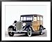 1933 Ford Deluxe V-8 Station Wagon Framed Art Poster Print, 39x31