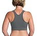 Soft French Terry Nursing Sleep Bra for Maternity / Breastfeeding (Small, Grey)