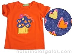 Agatha Ruiz de la Prada Print Cotton 3D Hearts T-Shirt
