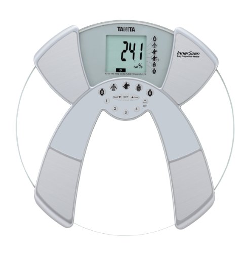 Tanita BC-532 Innerscan Körperanalysewaage aus Glas, rund Tanita BC-532 Innerscan Körperanalysewaage aus Glas, rund