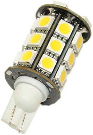N.R.G 921 906 194 T10 Wedge Base 27 LED Omni-Directional Light Bulb 10-30v - 12v or 24v - 405 Lumens - Warm White