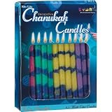 Multicolor Menorah Candles, 45ct