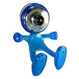 Mad-X Poppies Webcam avec microphone int�gr� 5 Mpix Bleupar Mad-X