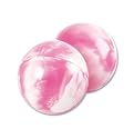 California Exotics Duotone Balls, Pink/White