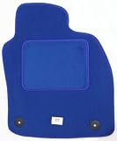 SANTA FE 5 SEAT 2010-Date Blue Luxury tailored cut to fit car mats 6919-3OER