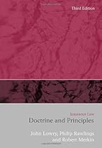 Insurance Law: Doctrines and Principles (Third Edition) Insurance Law: Doctrines and Principles (Third Edition)